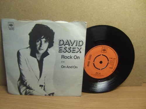 "David Essex - Rock On 1973 7"" CBS S CBS 1693 PS"