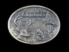 SE15110 NOS VINTAGE 1986  SOUTHERN OUTDOORS  MAGAZINE ADVERTISEMENT BUCKLE