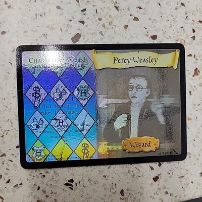 Harry Potter TCG Percy Weasley Holo Foil Chamber of Secrets 41/140 PSA 9 MP