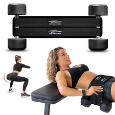 Hip Thrust Belt, Double Padded Glute Trainer with Non-Slip Design, Heavy Duty...