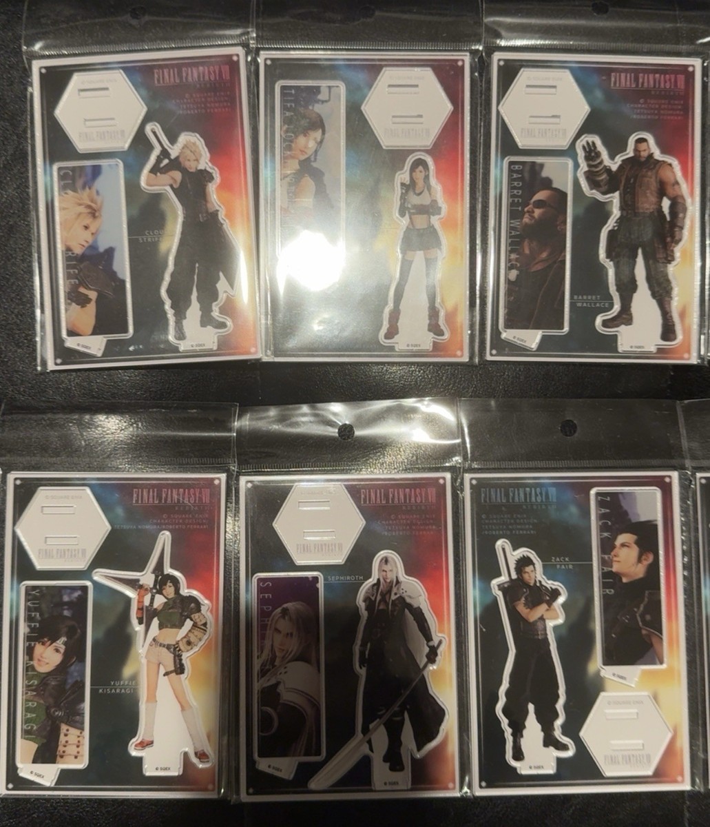【未開封】FINAL FANTASY VIIステーショナリーセット Final Fantasy VII Rebirth Acrylic Complete Set Of 11 - US Seller
