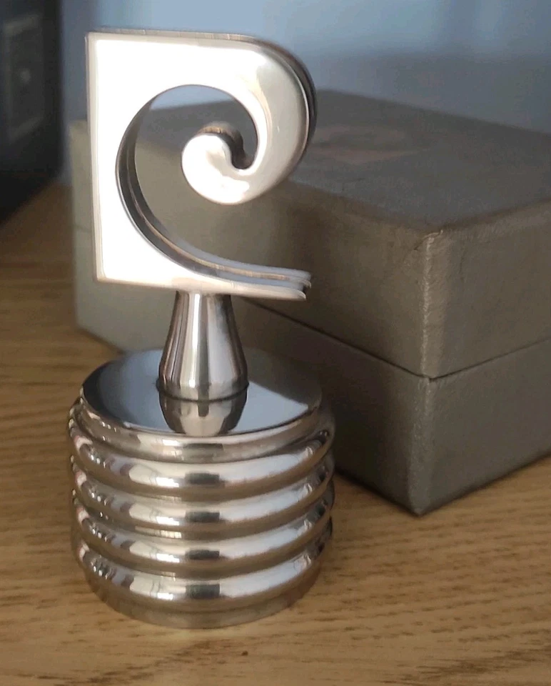 Tappo E Pinze Pierre Cardin Per bottiglia champagne Placcato Argento Vintage Nos - Immagine 2 di 4