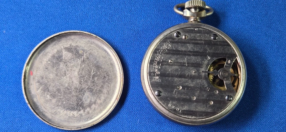 Reloj Bolsillo RITZI De Colección Por E. INGRAHAM CO. de Britsol Conn EE. UU. REPUESTOS/REPARACIÓN Foto 4 de 4
