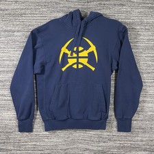 Denver Nugget Nike Hoodie Blue Size Small