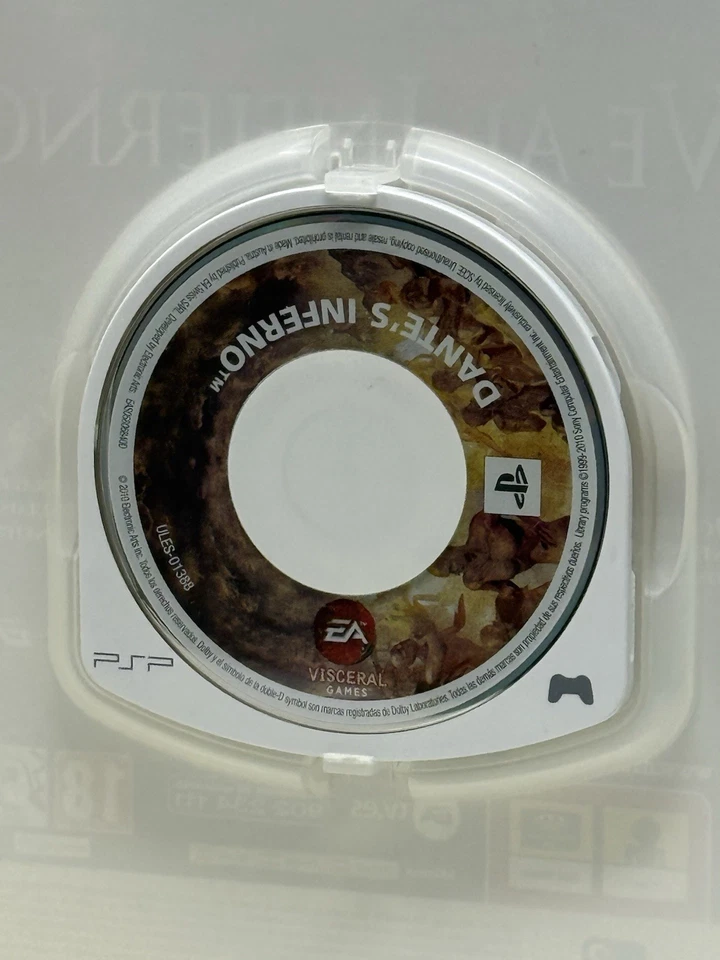 Refurbished Dante's Inferno Sony PSP Tested Clean Ships Same Day - Image 3 of 4