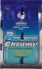 Topps Bowman Chrome Road to UEFA Under-21 Soccer 2022 Hobby Box Sealed