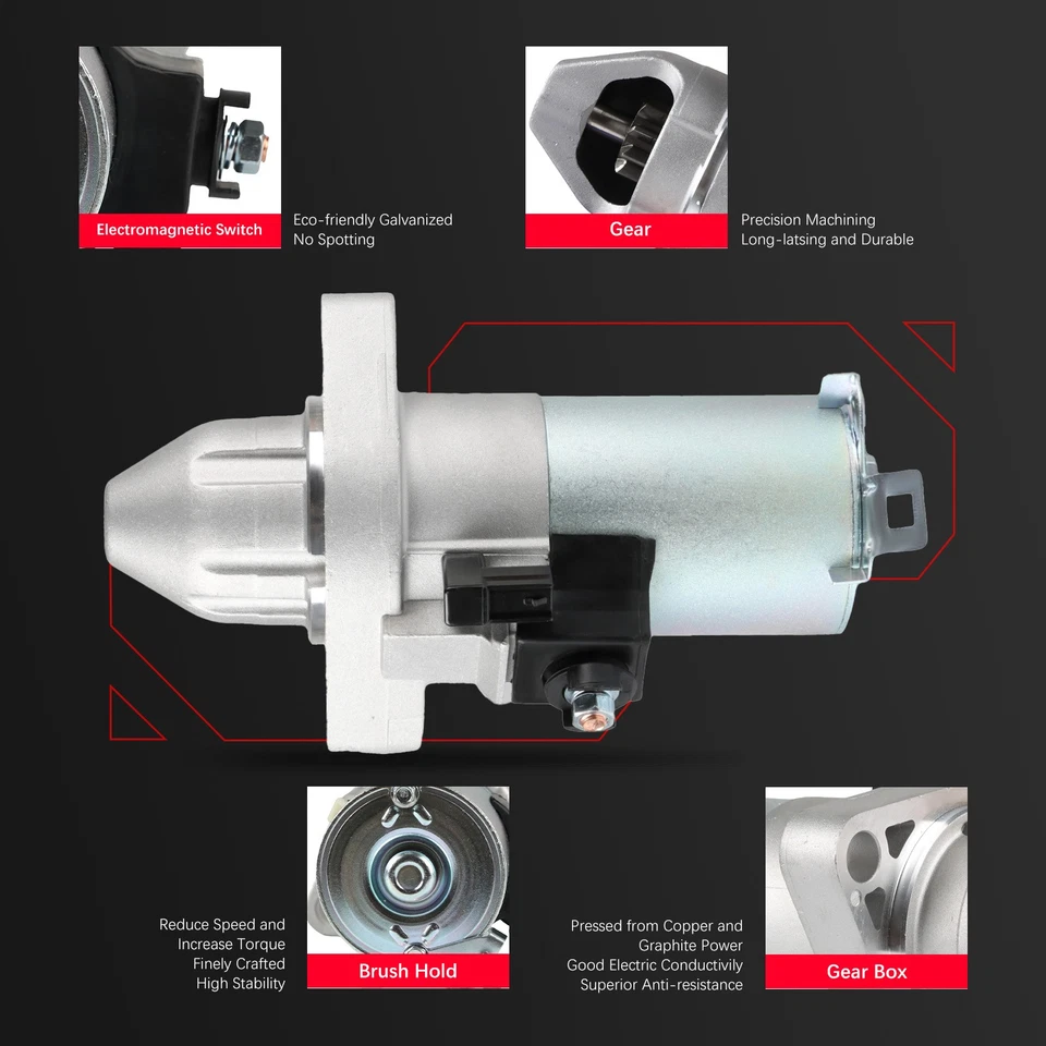 New Starter For Honda Accord 2003 2004 2005 2.4L w/Automatic Transmission 17870 Foto 4 de 4