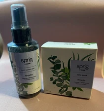**Sprig By Kohler Breathe (Eucalyptus/Mint) Body & Linen Mist & Bath Bomb Set**