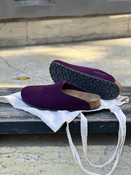 Women Birkenstock Clogs Purple 37