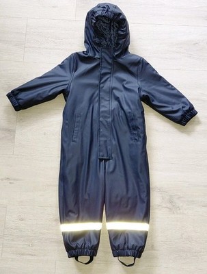Regenanzug / Regenoverall Blau Größe 92 Lupilu