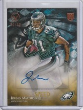 Jordan Matthews 2014 Topps Valor Speed Rc Auto (60/99)