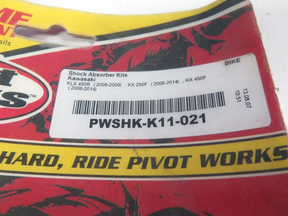 2006-2014 Kawasaki KLX450R KX250F KX450F Pivot Works Rear Shock Bearing Seal Kit - Image 3 of 3