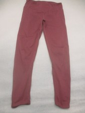 Zella Size M Womens Bordo Stretch Compression Pull On Athletic Leggings 014