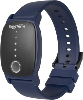 EmeTerm Explore FDA-Cleared Anti-Nausea Wristband Sickness Vomit Relief (Blue)