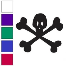 Skull Crossbones, Vinyl Decal Sticker, Multiple Colors  Sizes 635