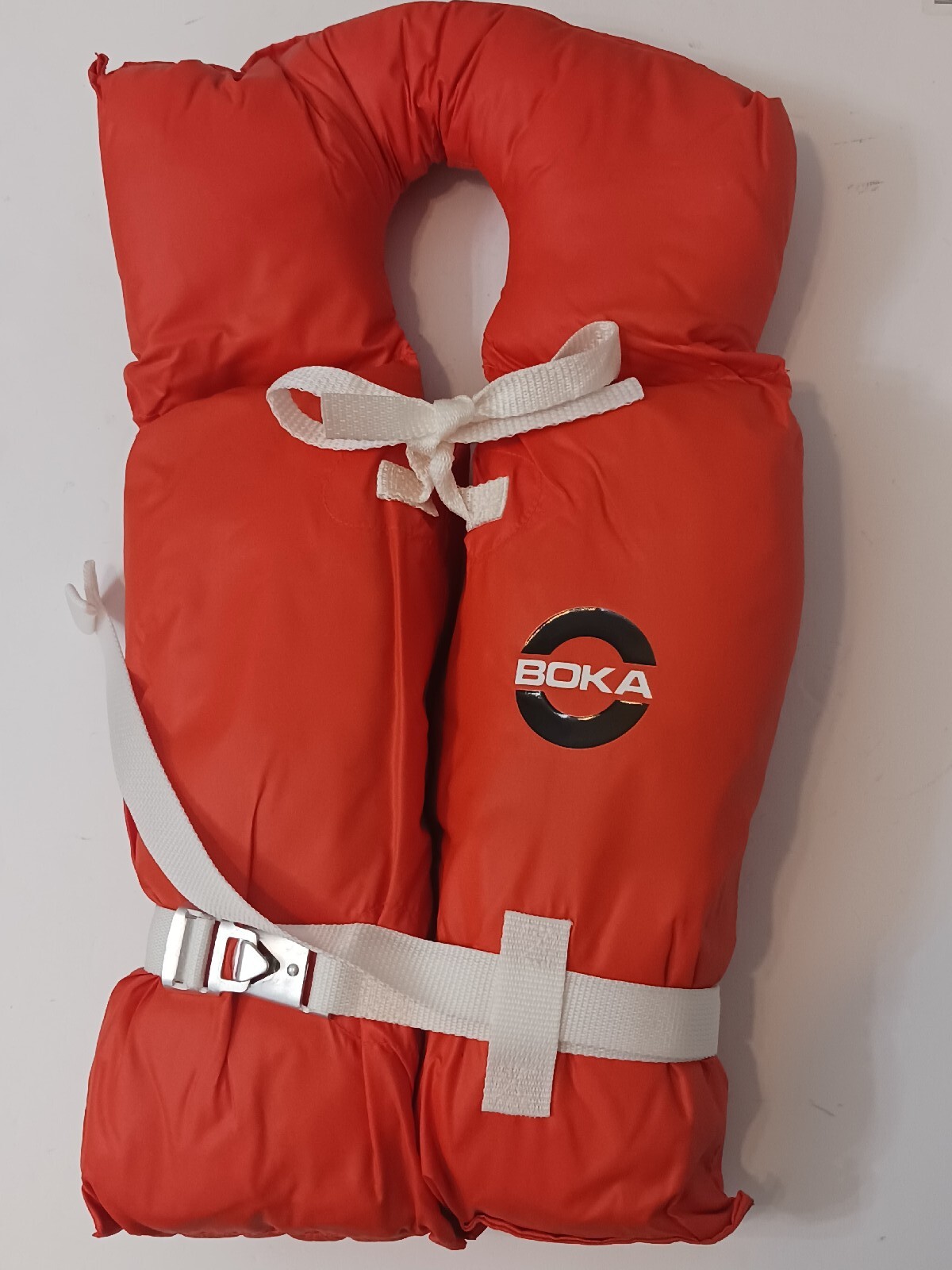 BOKA Vintage Life Preserver Life Jacket Type II AK1 Personal Flotation