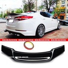 Gloss Black Rear Trunk Spoiler Wing R Style For 2011-2013 Kia Optima K5