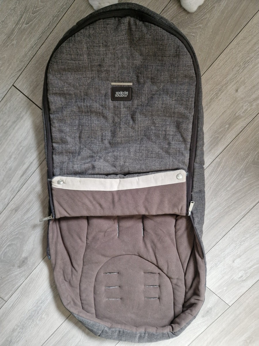 Mamas And Papas OCARRO footmuff Cosy Toes Grey UK