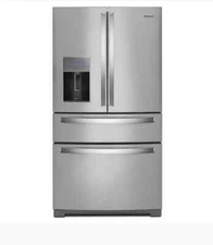WHIRLPOOL 36 INCH 4 DOOR FRENCH DOOR REFRIGERATOR - WRMF7736PZ