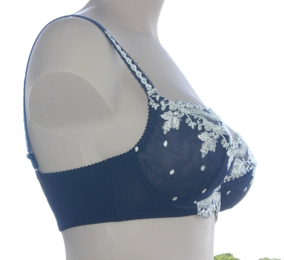 BH soft mit Bügel in blau, KrisLine Dessous, Elizabeth,  - Bild 3 von 3