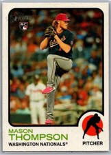 2022 Topps Heritage RC Rookie Mason Thompson #113 Washington Nationals