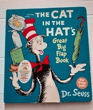 The Cat in the Hat's Great Big Flap Book Dr. Seuss 1999 Children's Book