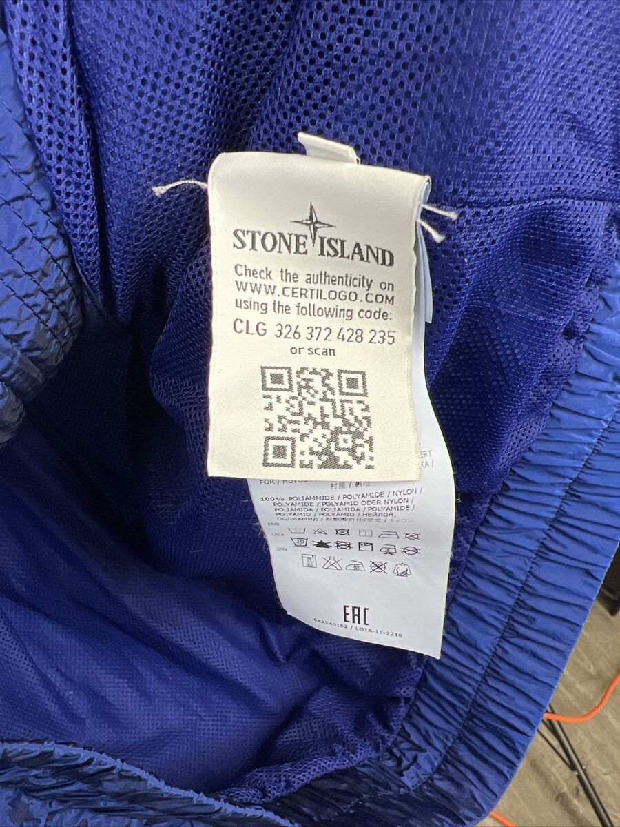 Supreme Stone Island Nylon Metal Track Jacket blue XL S/S 16 | eBay