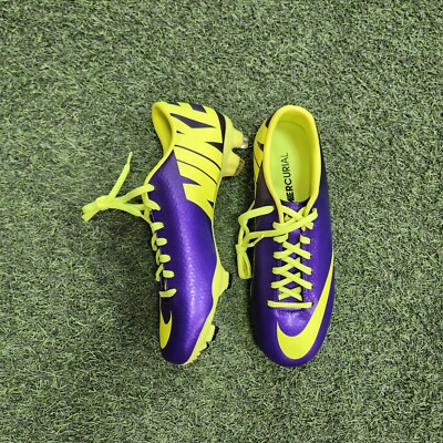 Nike Mercurial Victory IV Fg Men's Soccer Shoes Purple-Volt | eBay