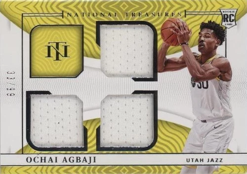 2022-23 Panini National Treasures - Ochai Agbaji #RTM-OAU