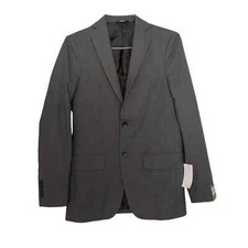 Haggar H26 Men's Slim Fit Premium Stretch Suit Jacket Charcoal Heather NWT