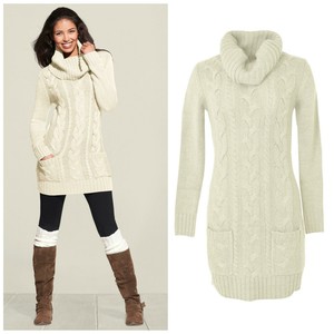 plus size knitted jumper dress