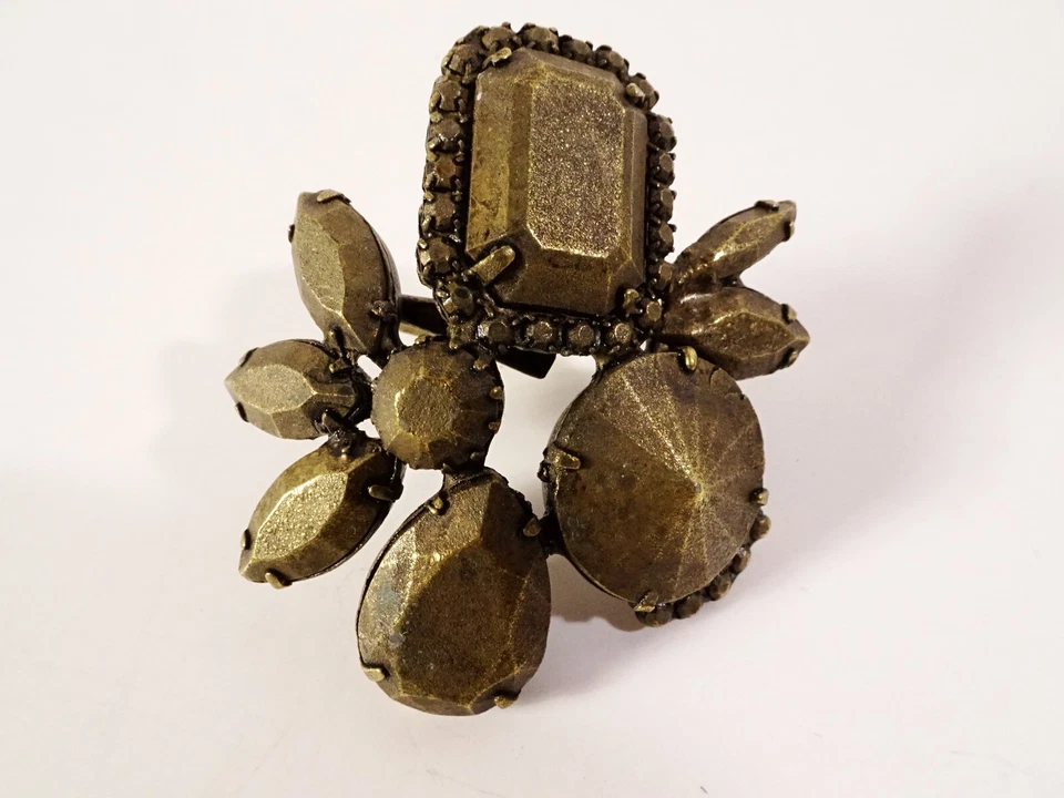 Anillo JOOMI LIM para mujer bonito bisutería talla 8 nuevo sin etiquetas 188 latón Foto 3 de 4