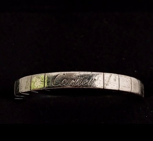 Cartier Sortija modelo Laniére en oro blanco con certificado... talla 28 - Imagen 3 de 6
