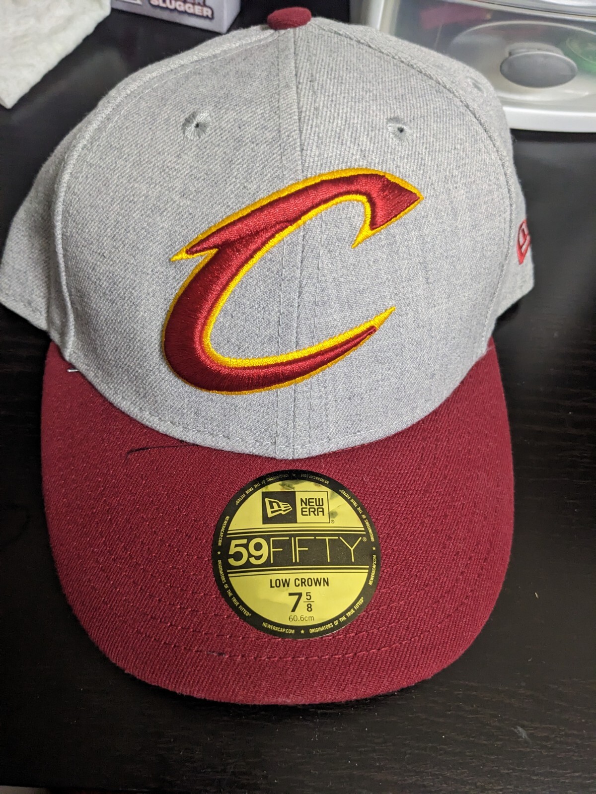 New Era Cleveland Cavaliers Cavs Hat Cap NBA 59FIFTY Fitted Mens Size 7 5/8
