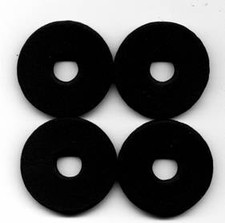 Mustang Rear Bumper Pad Bracket Body Set Of 4 64 1965 66 67 68 69 70 71 72 73