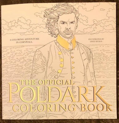 The Official Poldark Coloring Book - Illustrated By Gwen Burns - Sourcebooks