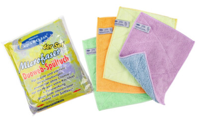 AQUA CLEAN Duoweb Spültuch 4er Set