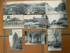 Lot 9 CPA MONEIN (B.P.) 64 VUES RUES HALLE PLACE EGLISE HOSPICE PONT