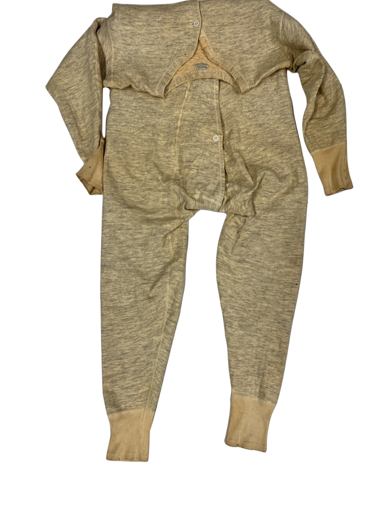 VTG DUOFOLD WOOL TWO LAYER UNION SUIT FULL BODY THERMAL UNDERWEAR eBay