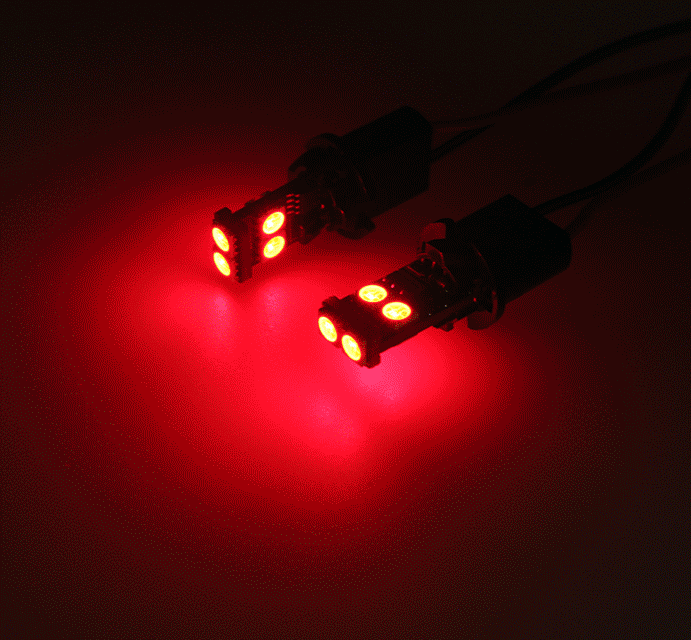 RGB Colorful Front LED DRL Daytime Running Lights Bulb For