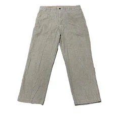 SCANDIA WOODS Corduroy Pants Men 34M Brown Western Preppy Cords Retro 90s 35x27