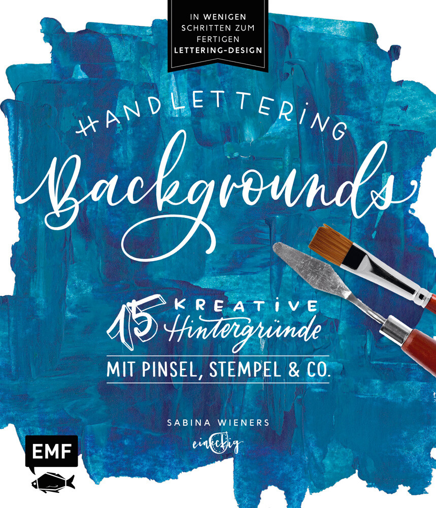 Thumbnail - Handlettering Backgrounds. 15 Kreative Hintergründe Mit Pinsel,