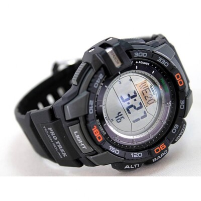 PRO TREK Watch, Compass, Altimeter, Thermometer, Tough Solar, PRG-270-1ER