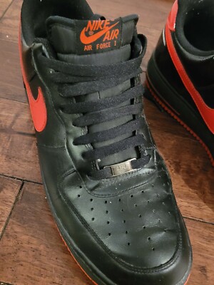 Nike Air Force 1 '07 Black/Challenge Red Size 13 (315122-035) | eBay