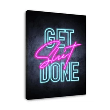 Motivational Wall Art, Gift for Him, Motivational Poster, Get Shit Done