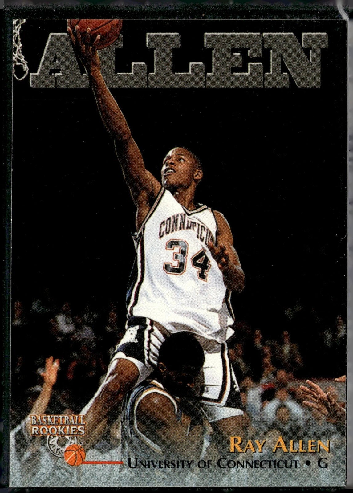 1996-97 Score Board Basketball Rookies #5 RAY ALLEN UCONN Milwaukee Bucks RC B5