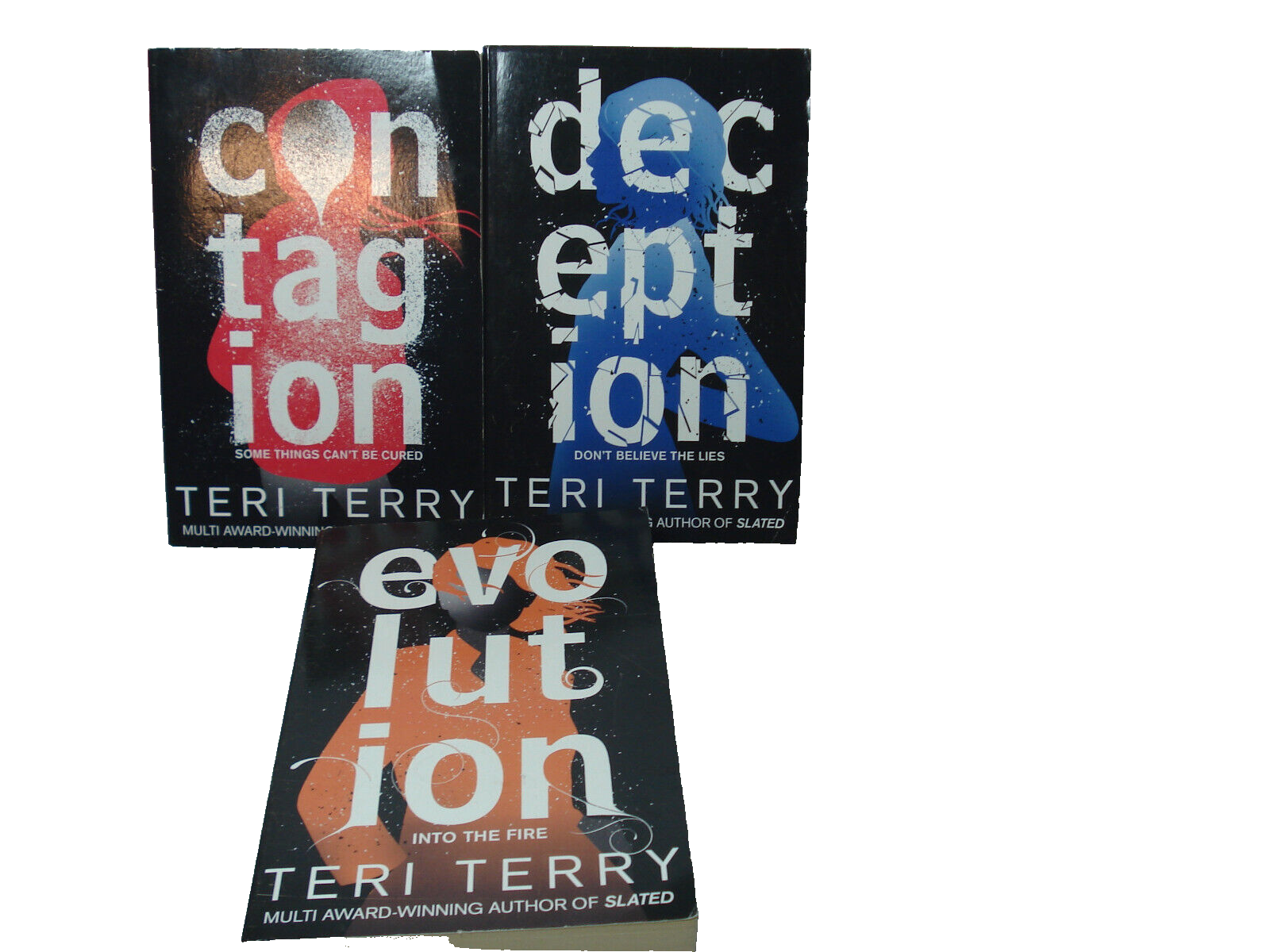 Teri Terry Dark Matter Series Collection Set 3 Books Contagion,Deception,Evoluti