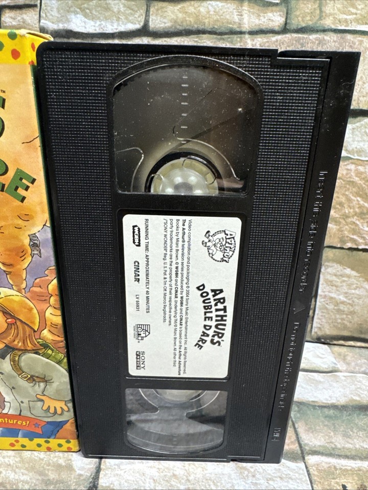 Rare Vintage Arthurs Double Dare 3 Great Adventures Vhs 2004 Ebay 