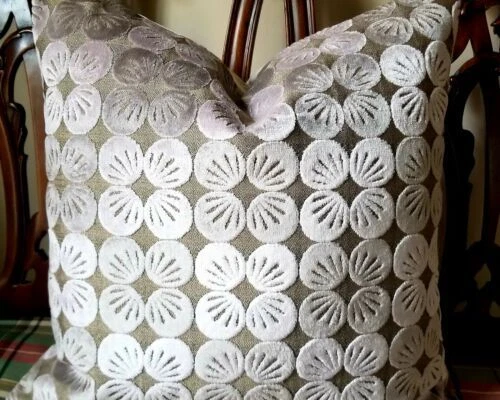 Handmade Bolinhas Almofadas para Decoração Residencial de Veludo