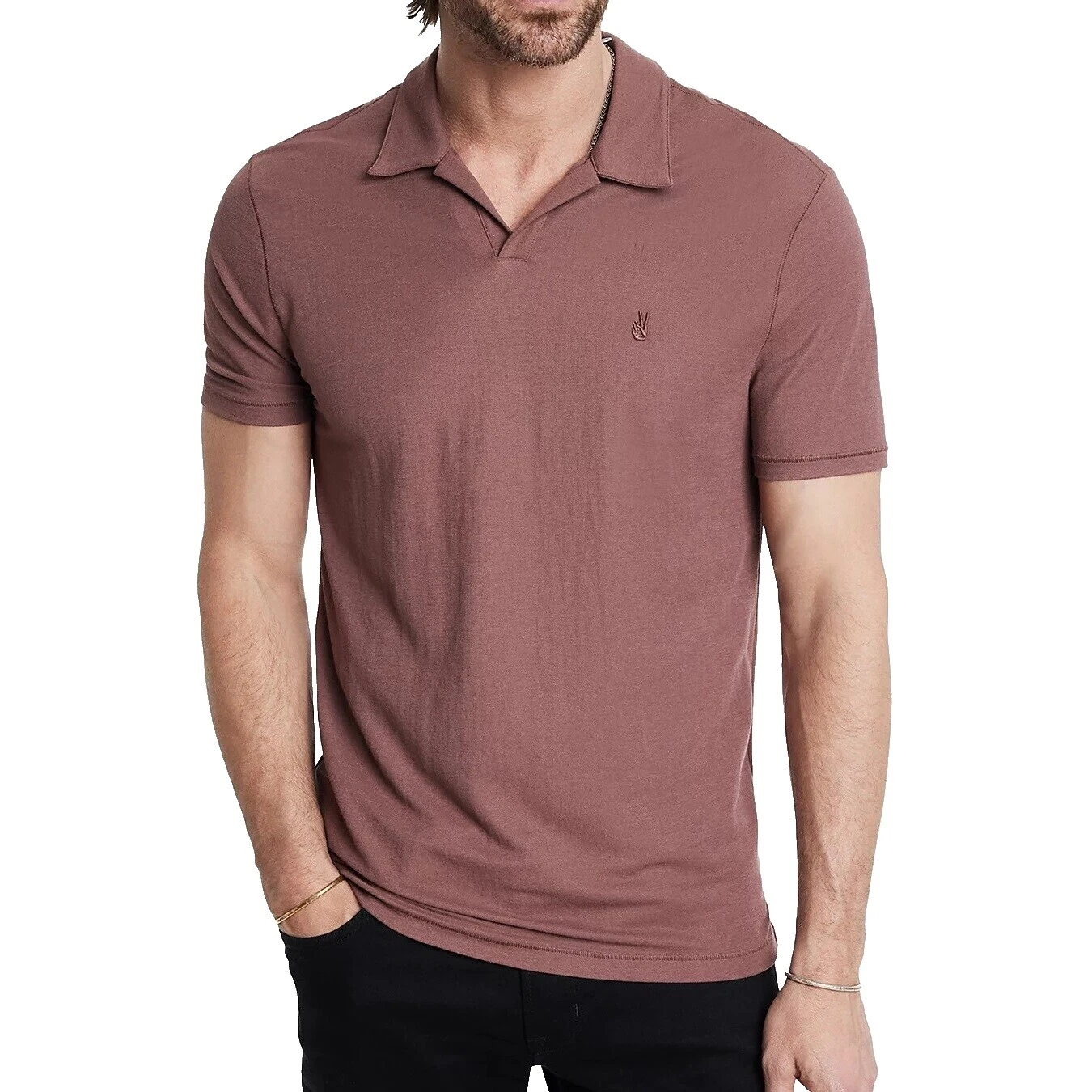 John Varvatos Short Sleeve Casual Button-Down Shirts for Men